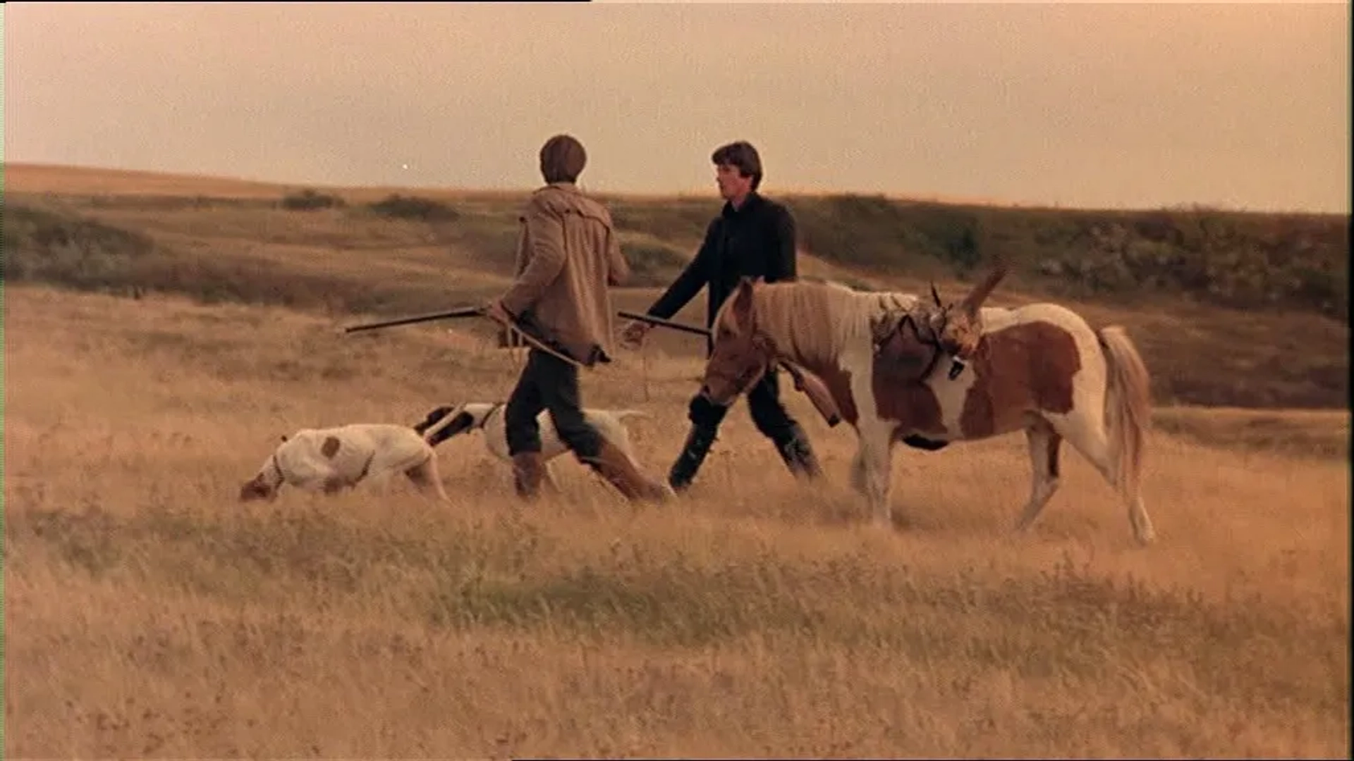 Richard Gere and Sam Shepard in Days of Heaven (1978)