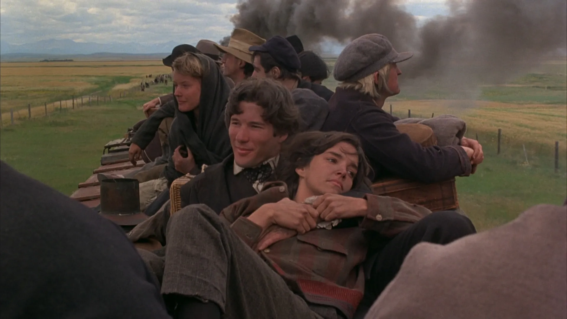 Richard Gere and Brooke Adams in Days of Heaven (1978)