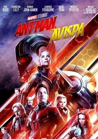 Michael Douglas, Michelle Pfeiffer, Laurence Fishburne, Walton Goggins, Michael Peña, Paul Rudd, Evangeline Lilly, and Hannah John-Kamen in Ant-Man and the Wasp (2018)