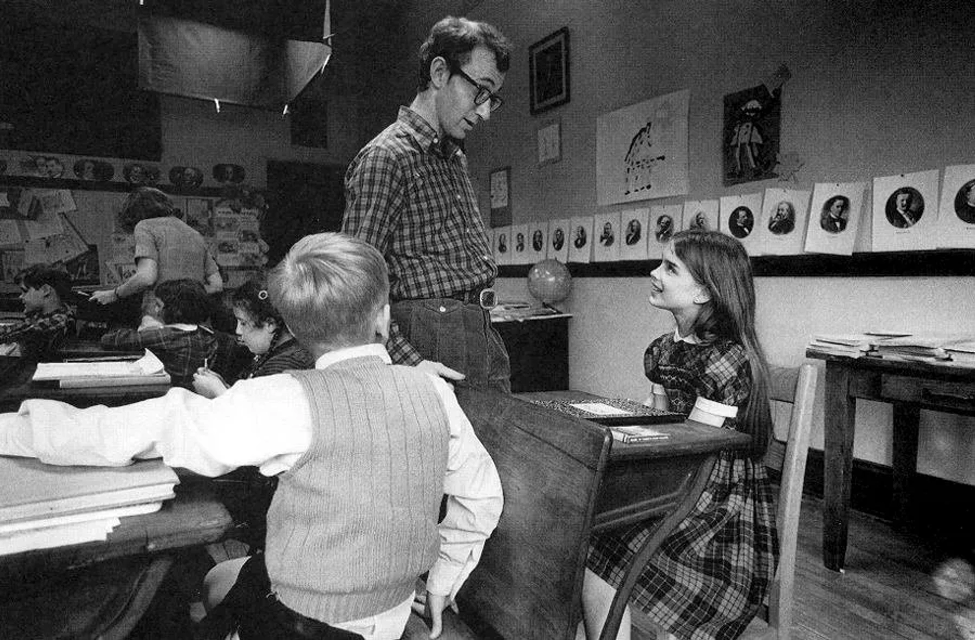 Woody Allen and Brooke Shields in Annie Hall (1977)