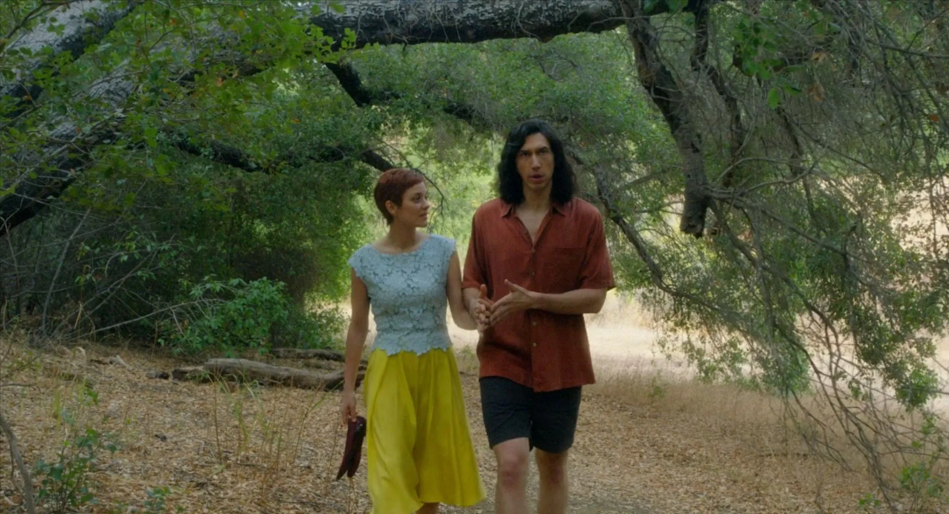 Marion Cotillard and Adam Driver in Annette (2021)