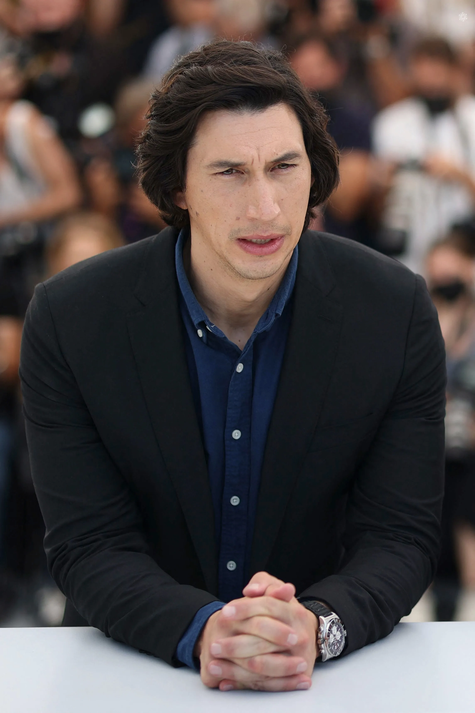 Adam Driver at an event for Annette (2021)