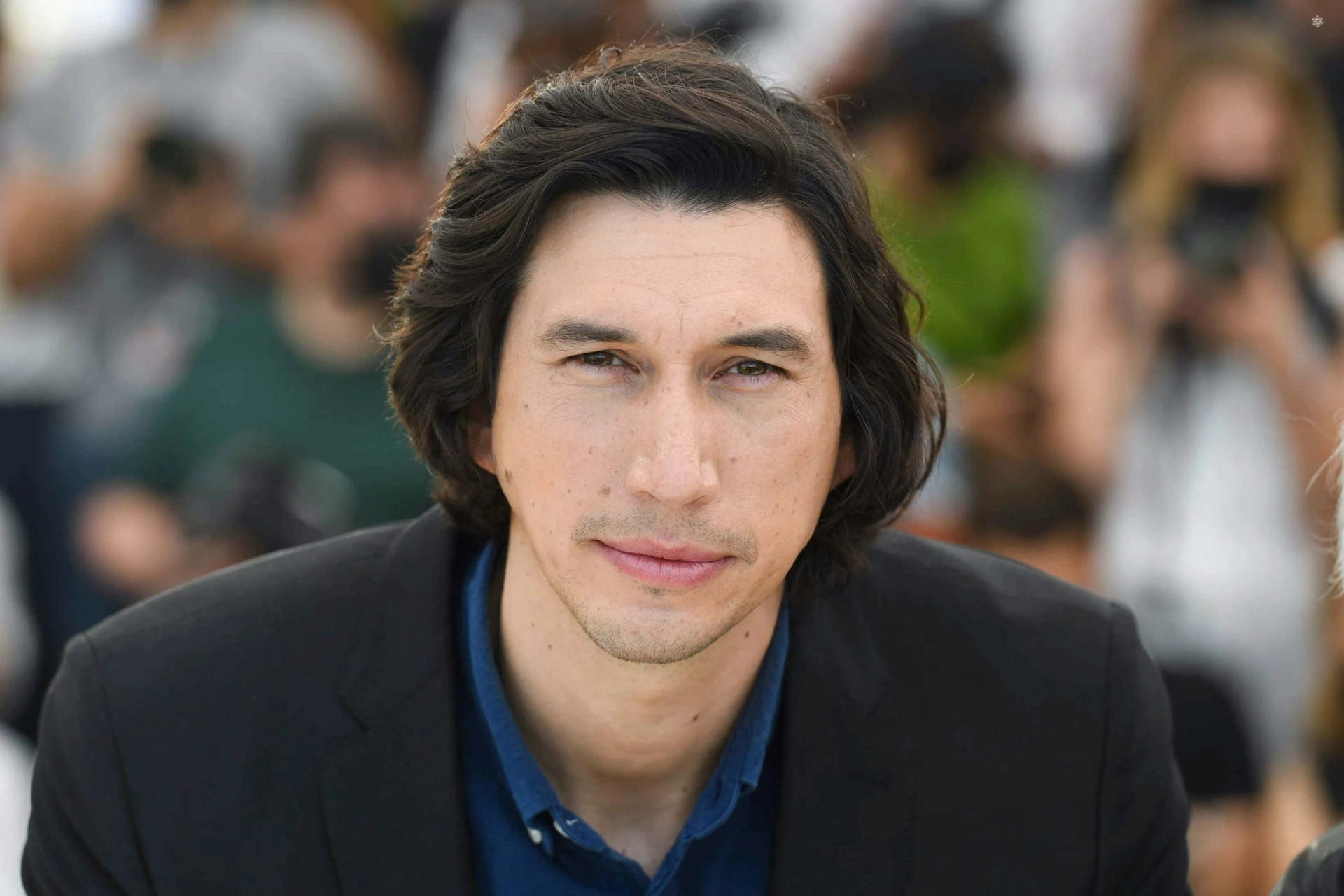 Adam Driver at an event for Annette (2021)