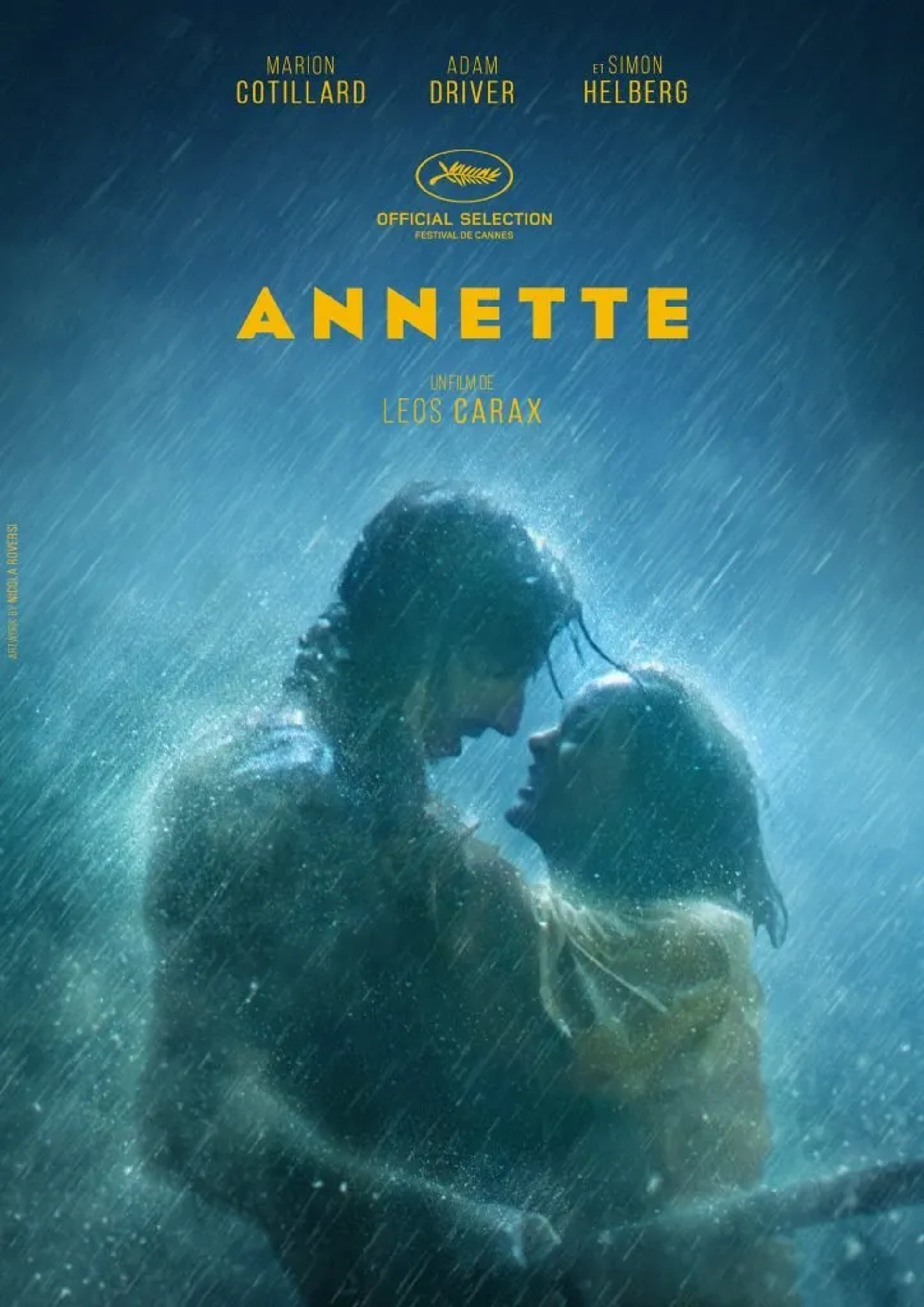 Marion Cotillard and Adam Driver in Annette (2021)