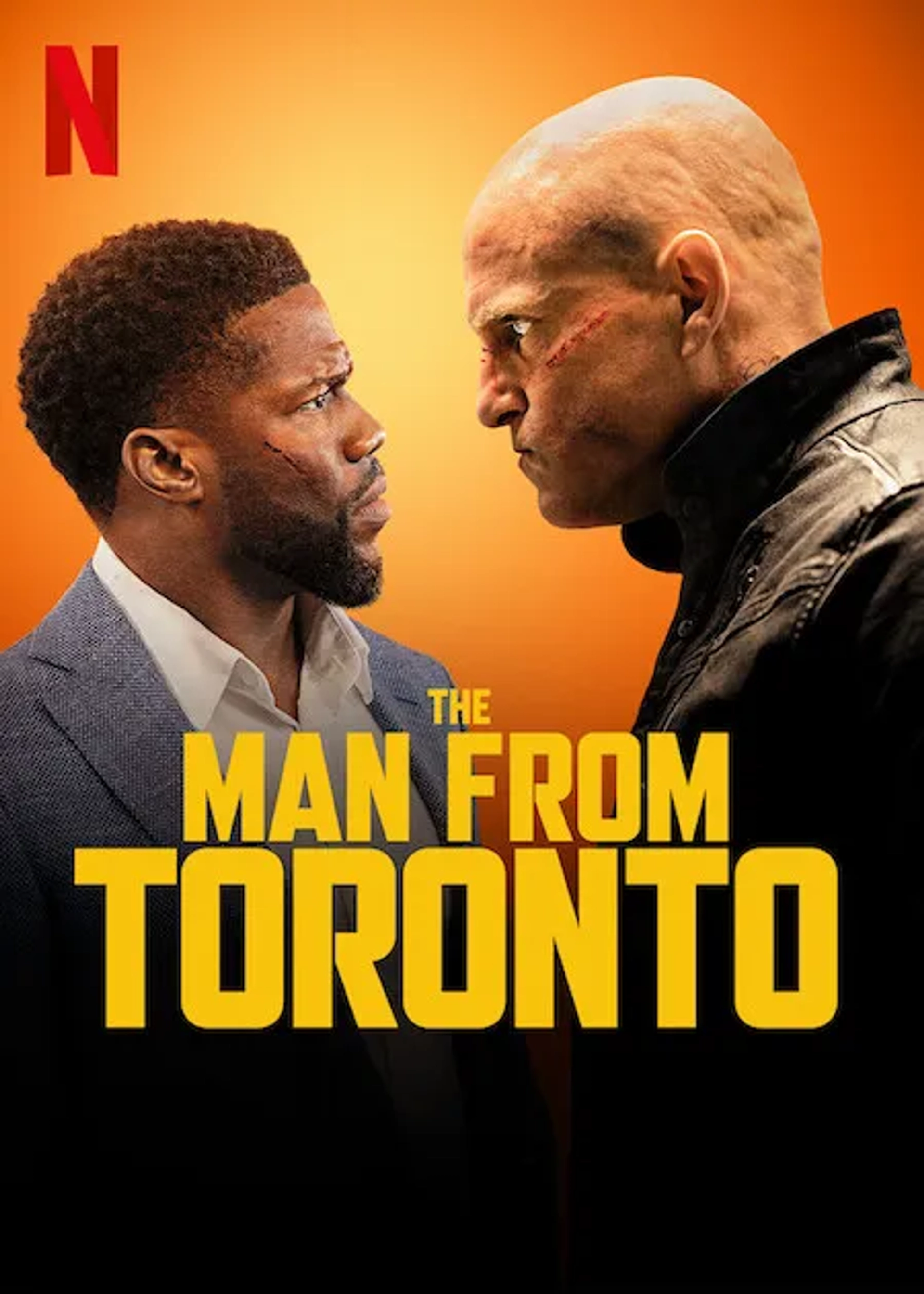 Woody Harrelson and Kevin Hart in The Man from Toronto (2022)