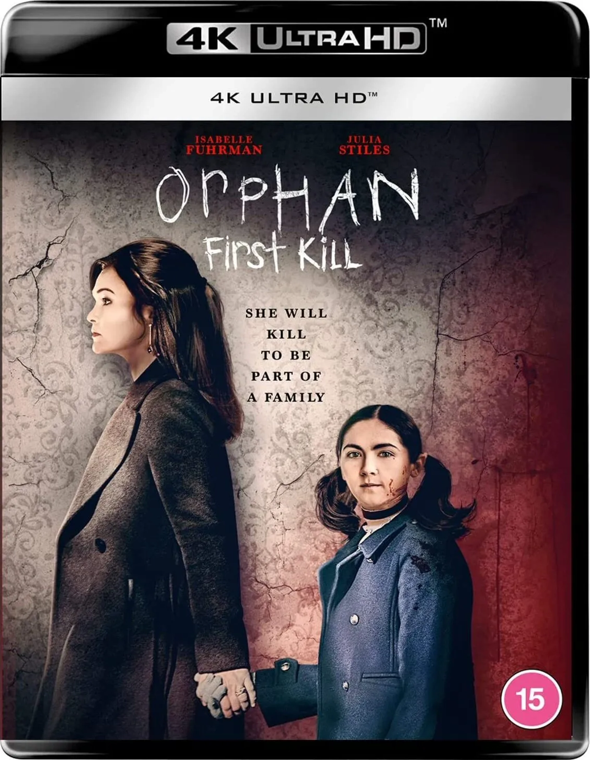 Julia Stiles, William Brent Bell, and Isabelle Fuhrman in Orphan: First Kill (2022)