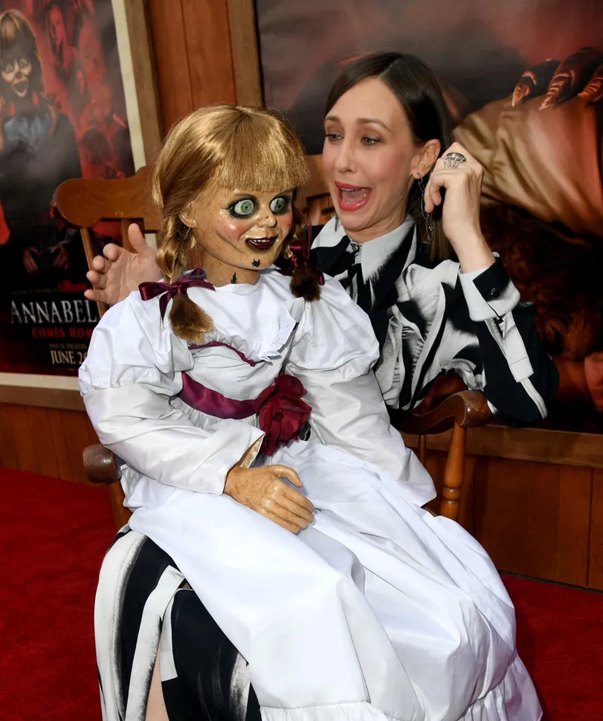 Vera Farmiga at an event for Annabelle Comes Home (2019)