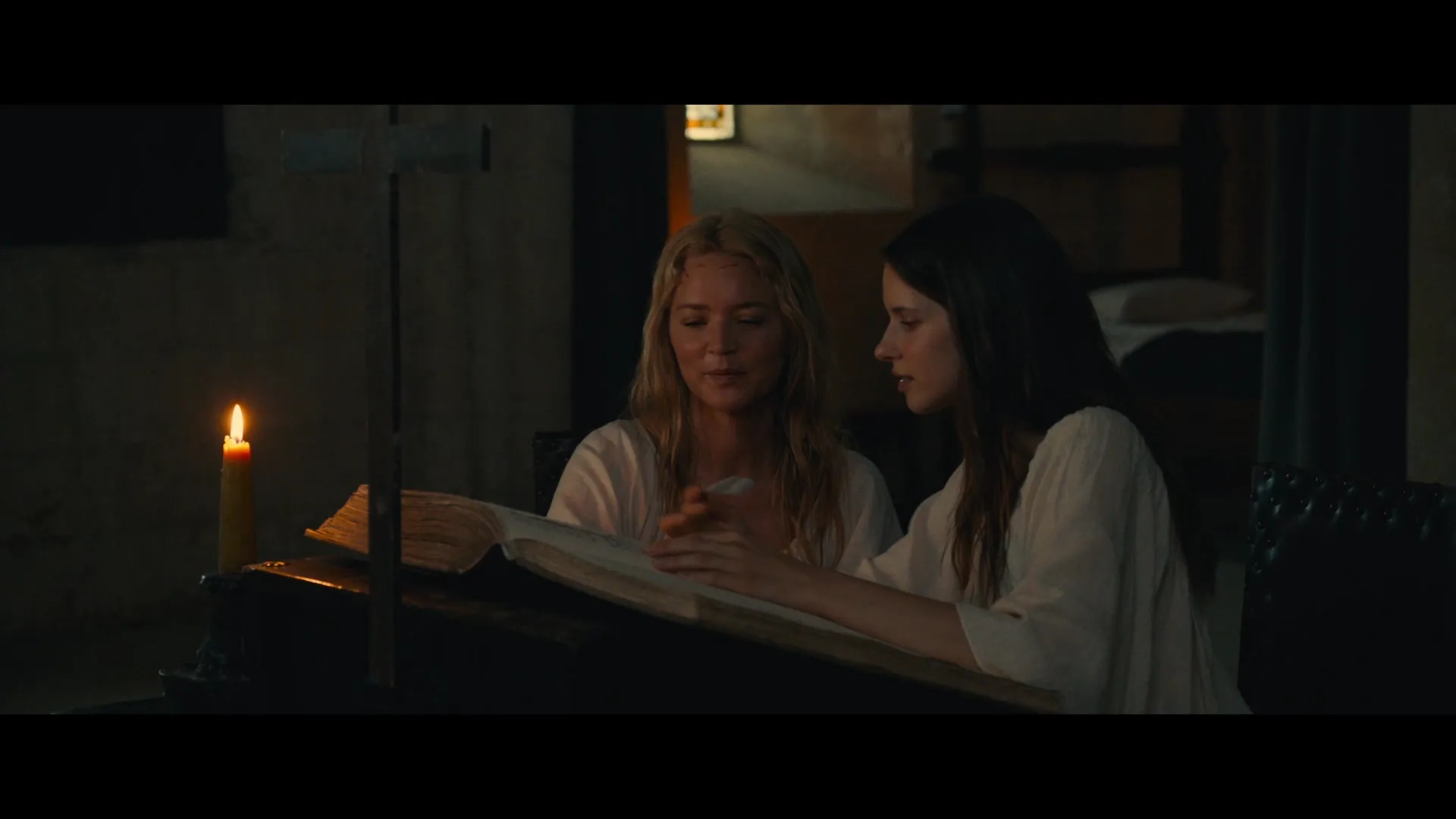 Virginie Efira and Daphné Patakia in Benedetta (2021)