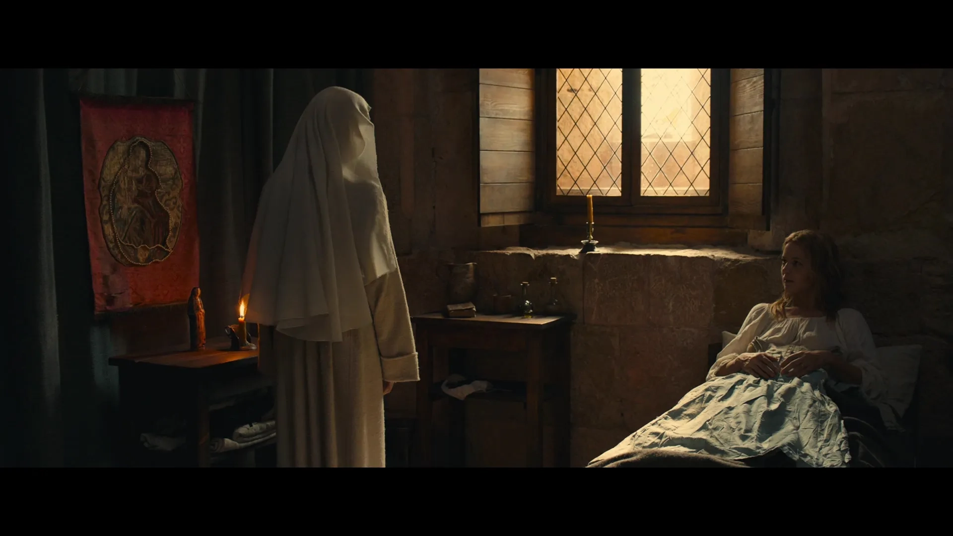 Virginie Efira and Daphné Patakia in Benedetta (2021)