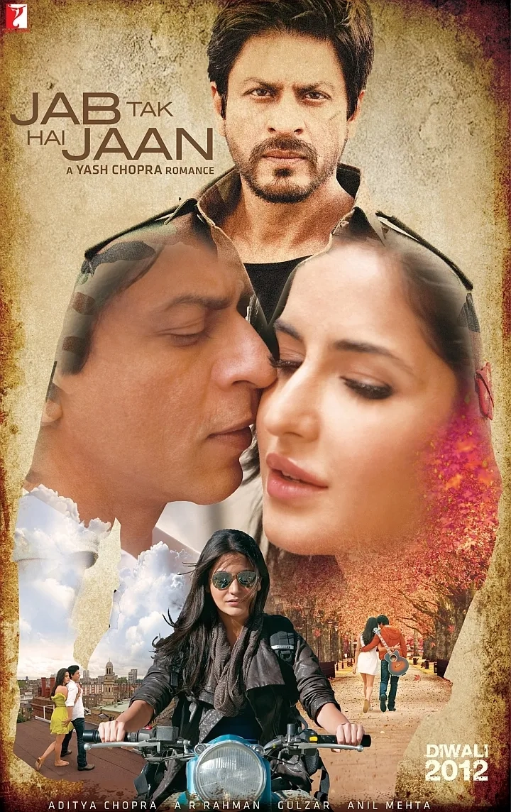 Shah Rukh Khan, Katrina Kaif, and Anushka Sharma in Jab Tak Hai Jaan (2012)