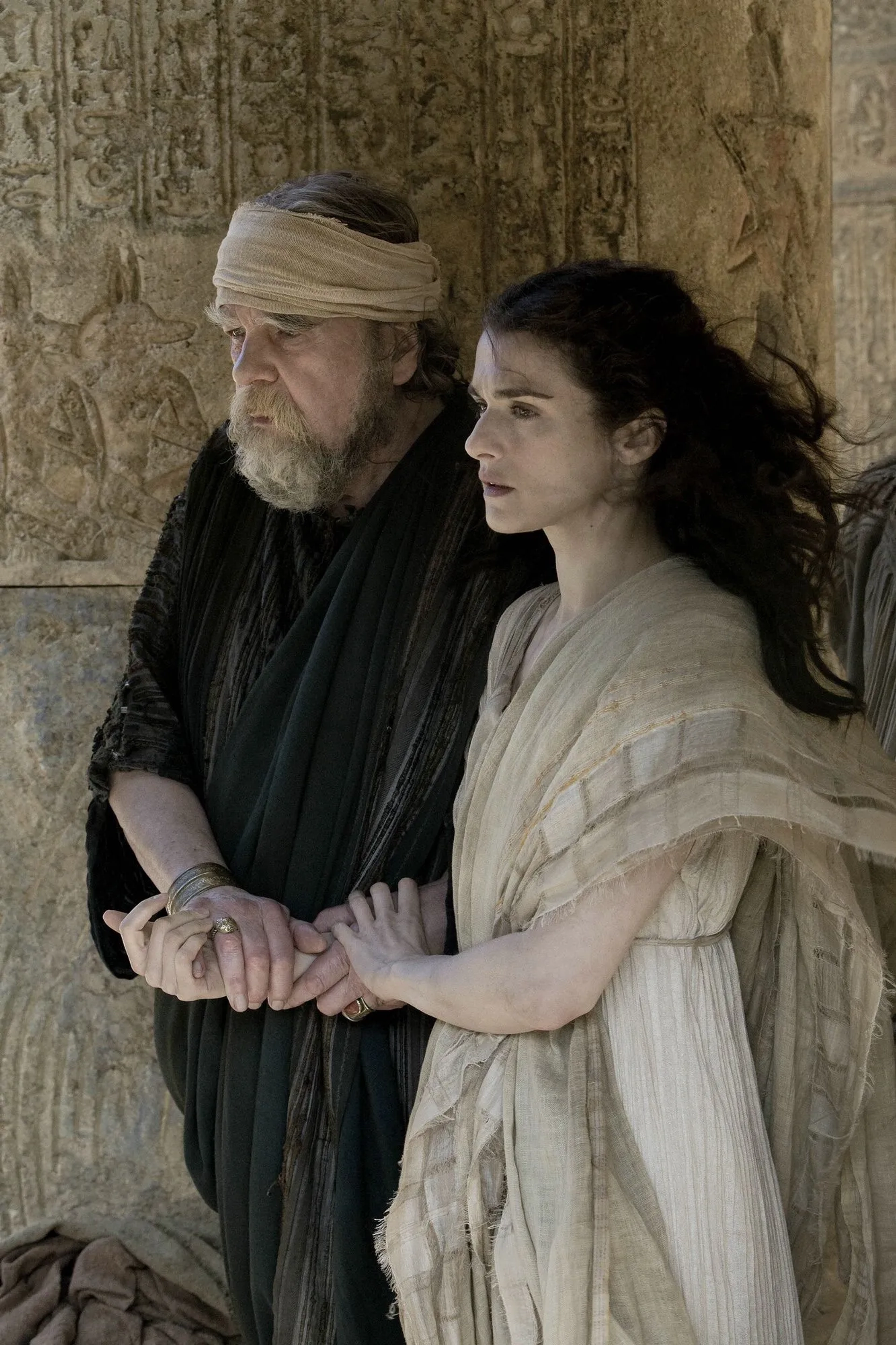 Rachel Weisz and Michael Lonsdale in Agora (2009)