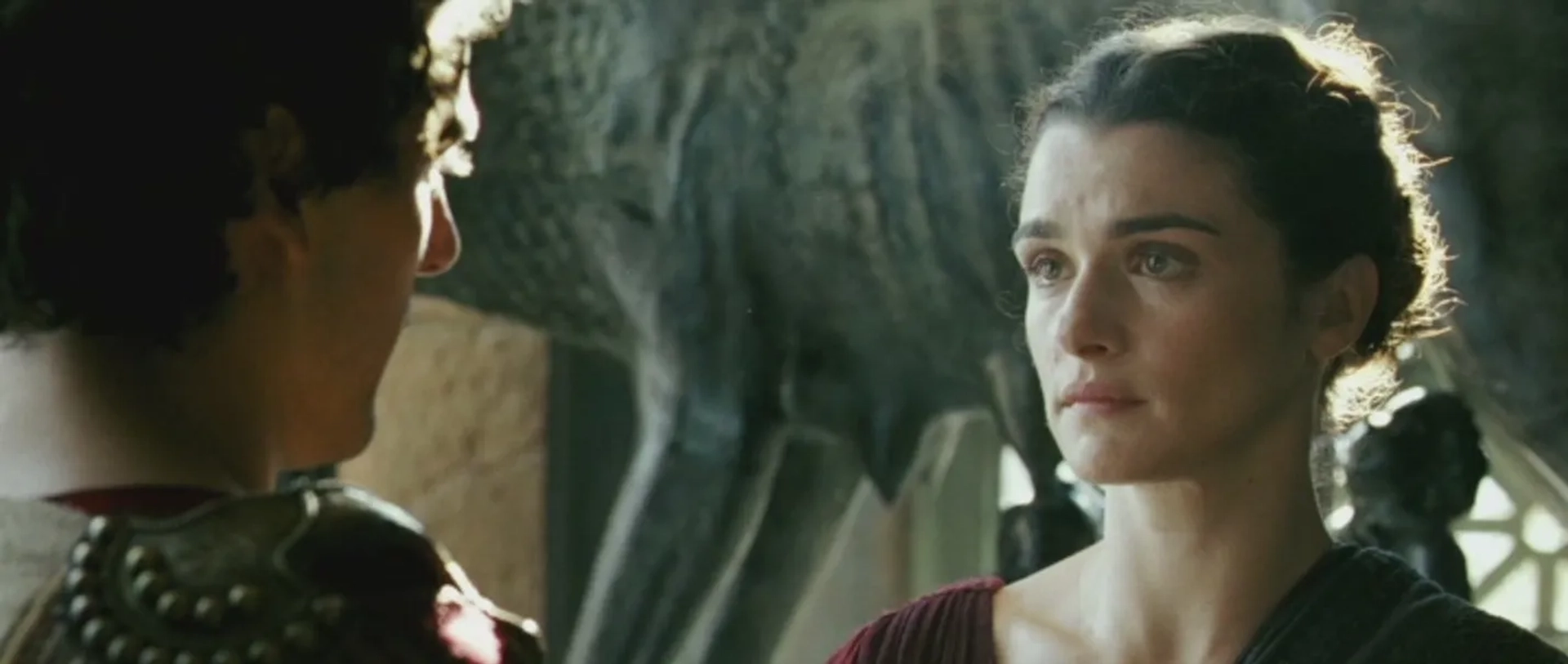 Rachel Weisz and Oscar Isaac in Agora (2009)