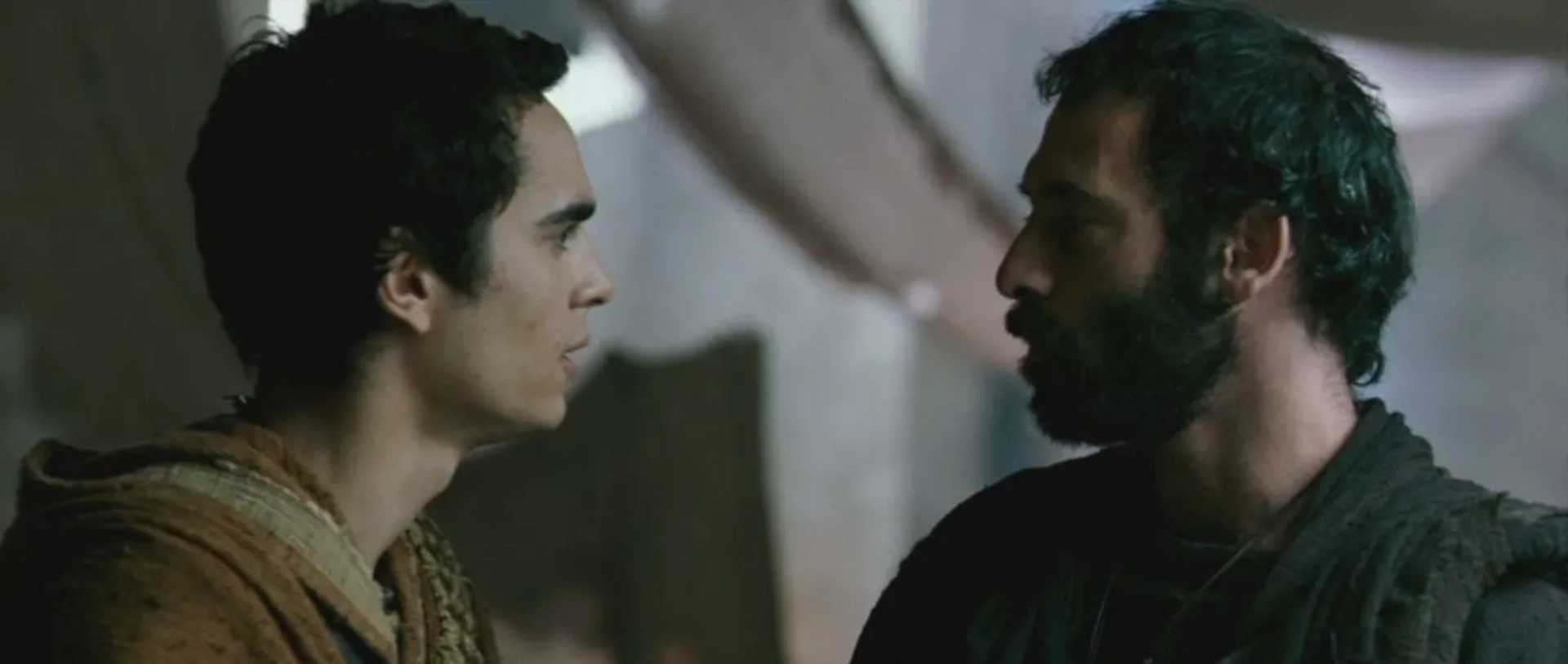 Max Minghella and Ashraf Barhom in Agora (2009)