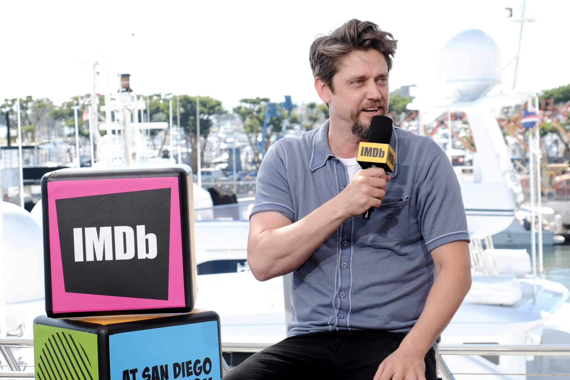 Andy Muschietti at an event for IMDb at San Diego Comic-Con (2016)