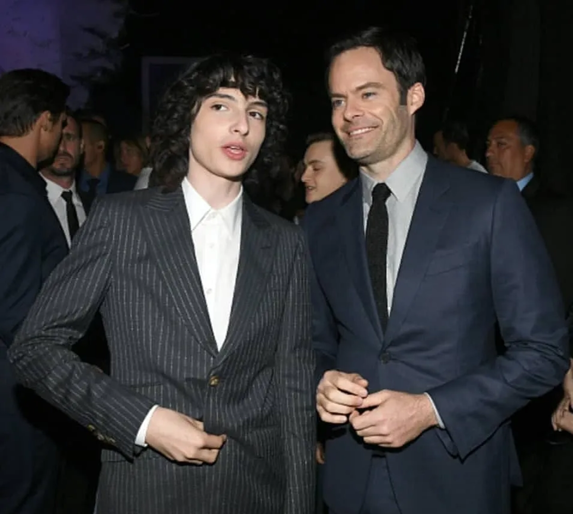 Bill Hader and Finn Wolfhard at an event for It Chapter Two (2019)