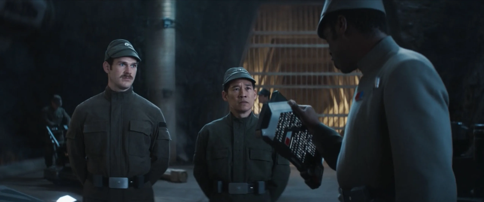 Dan Li, Sule Rimi, and Rob Compton in Andor: The Axe Forgets (2022)