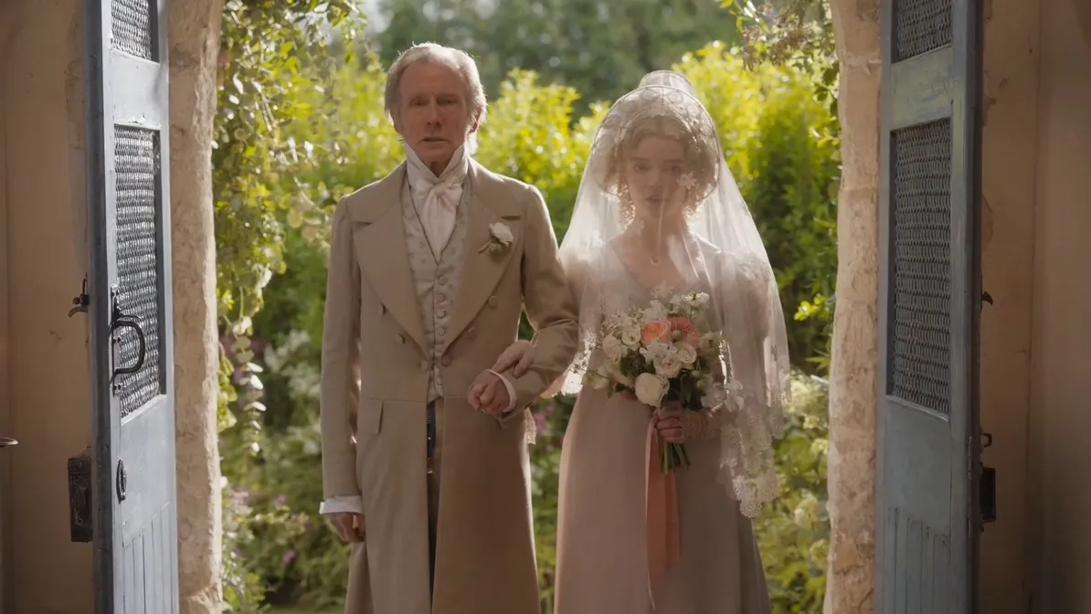 Bill Nighy and Anya Taylor-Joy in Emma. (2020)