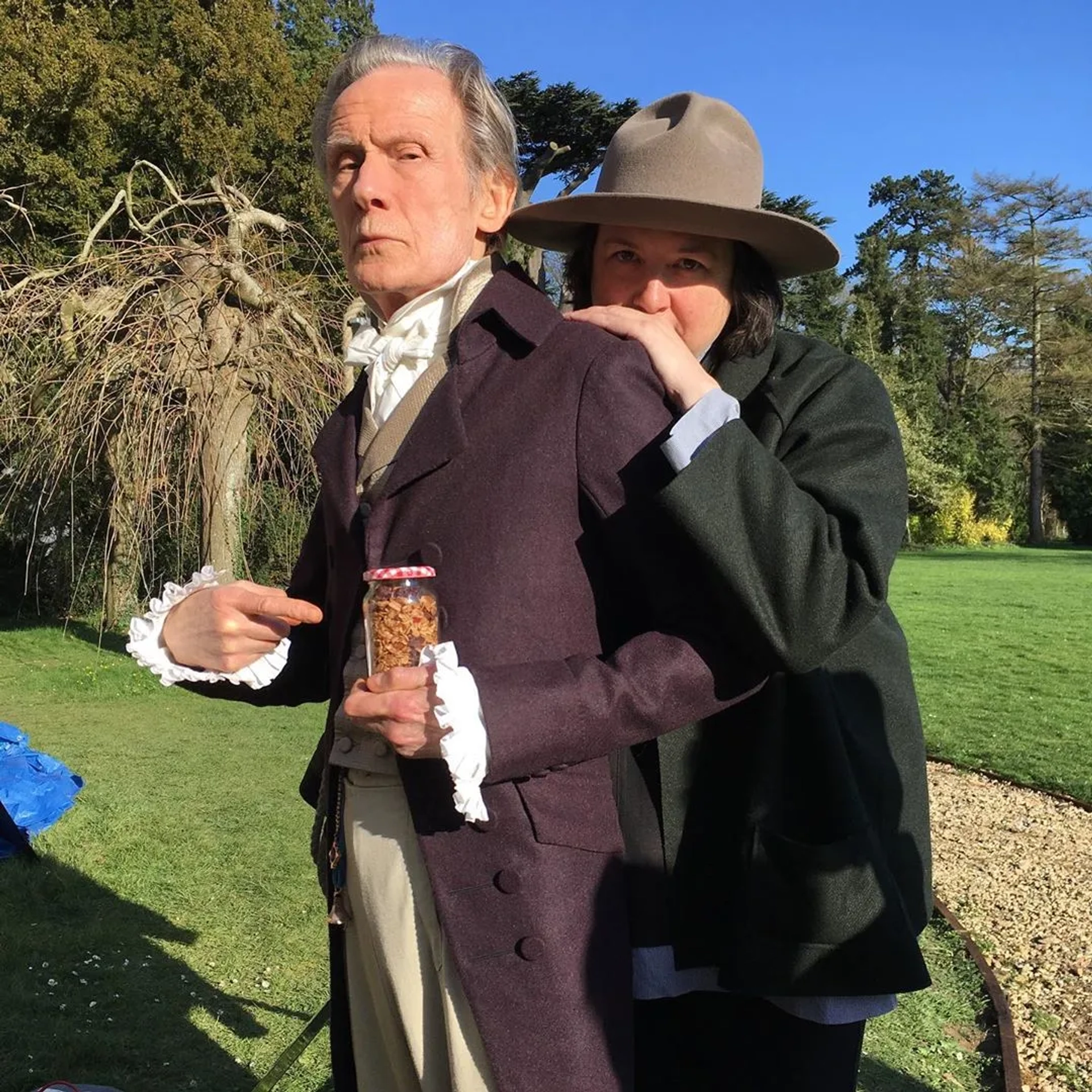 Bill Nighy and Autumn de Wilde in Emma. (2020)