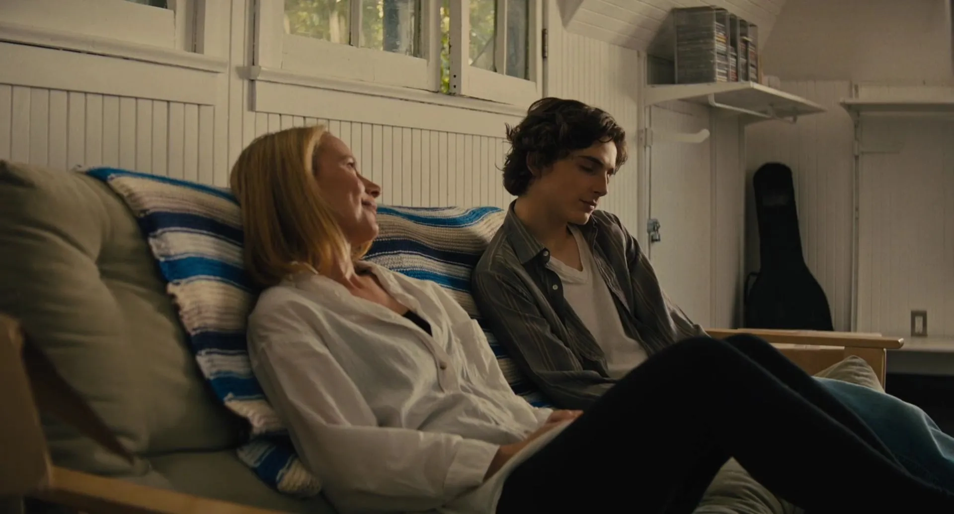 Amy Ryan and Timothée Chalamet in Beautiful Boy (2018)