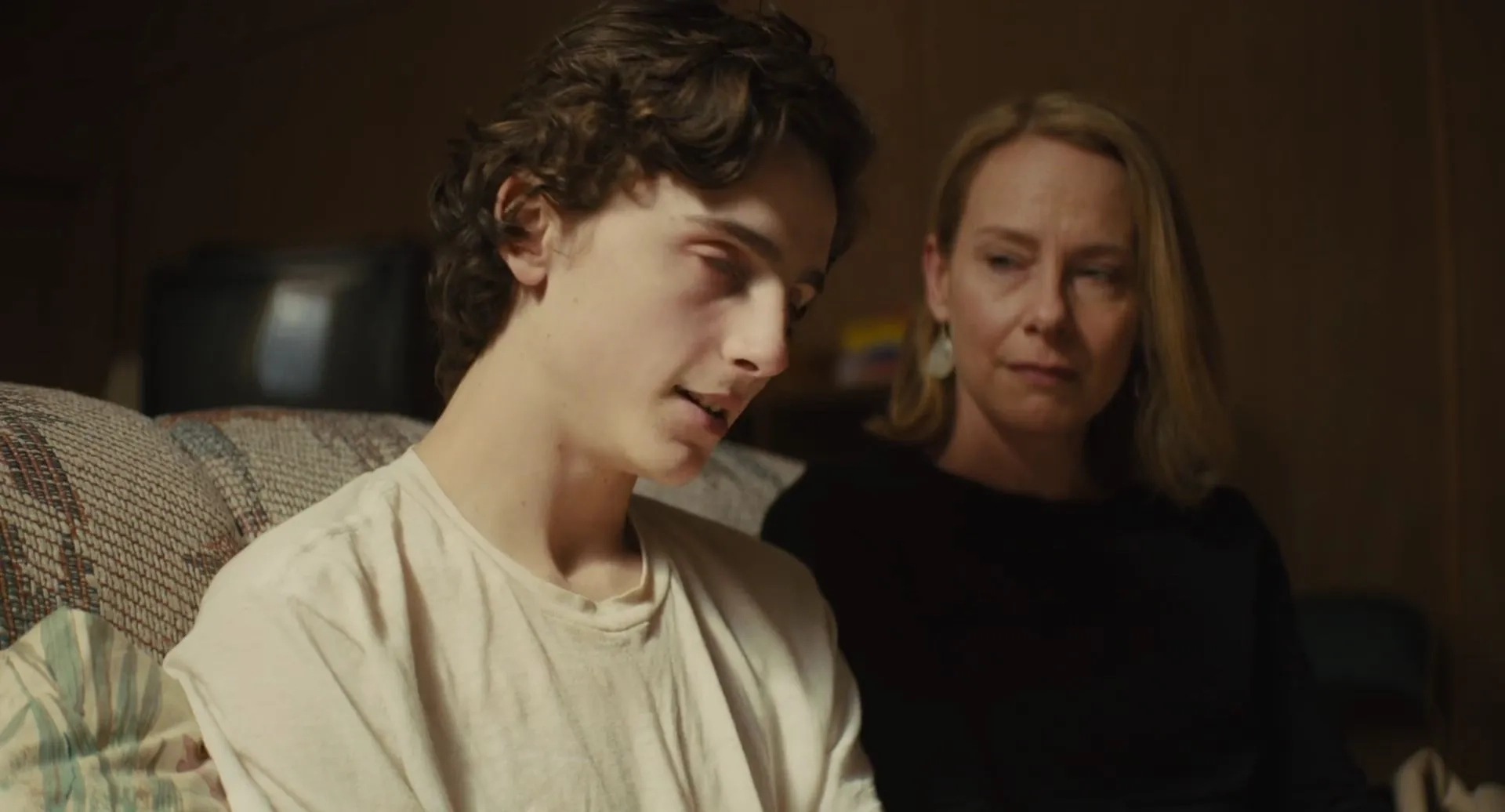 Amy Ryan and Timothée Chalamet in Beautiful Boy (2018)