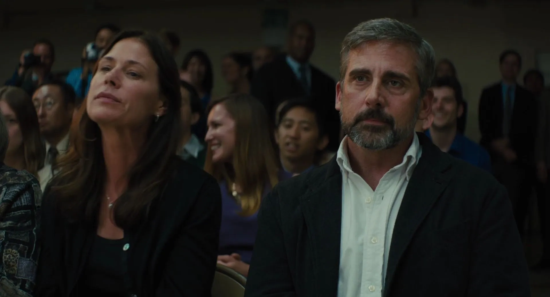 Maura Tierney and Steve Carell in Beautiful Boy (2018)