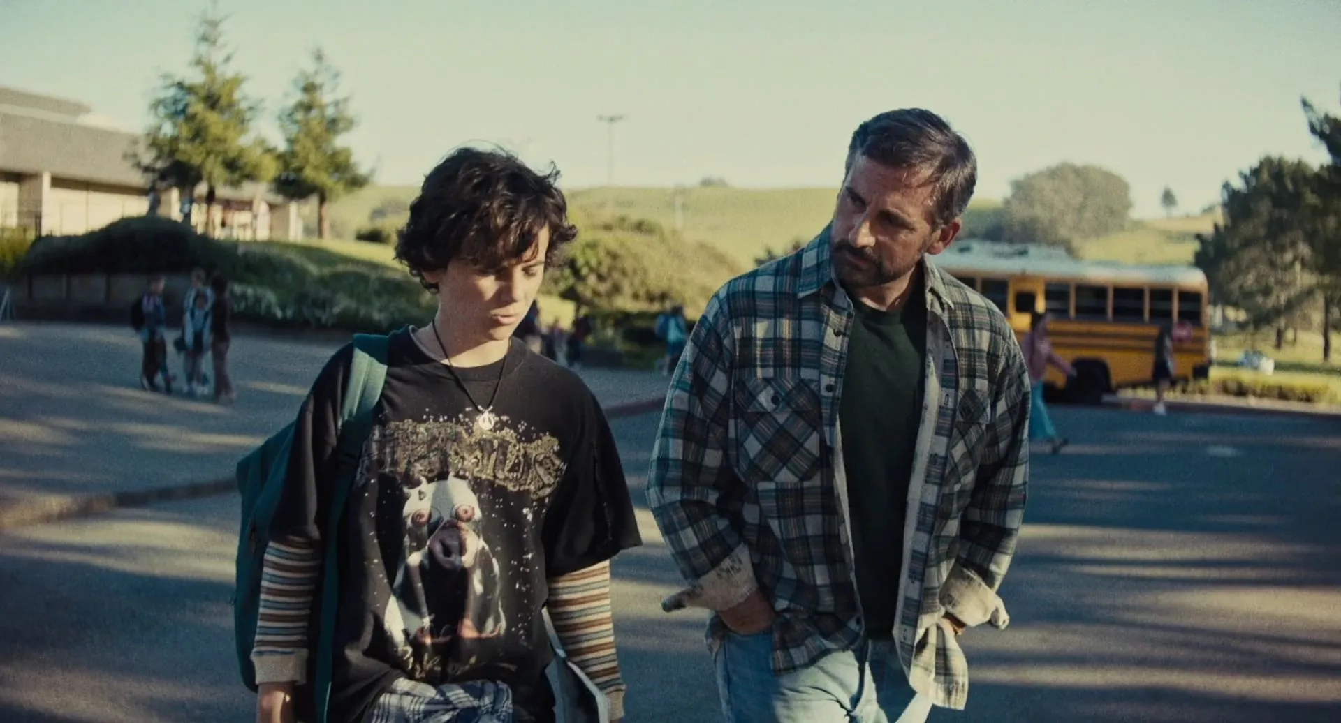 Steve Carell and Jack Dylan Grazer in Beautiful Boy (2018)