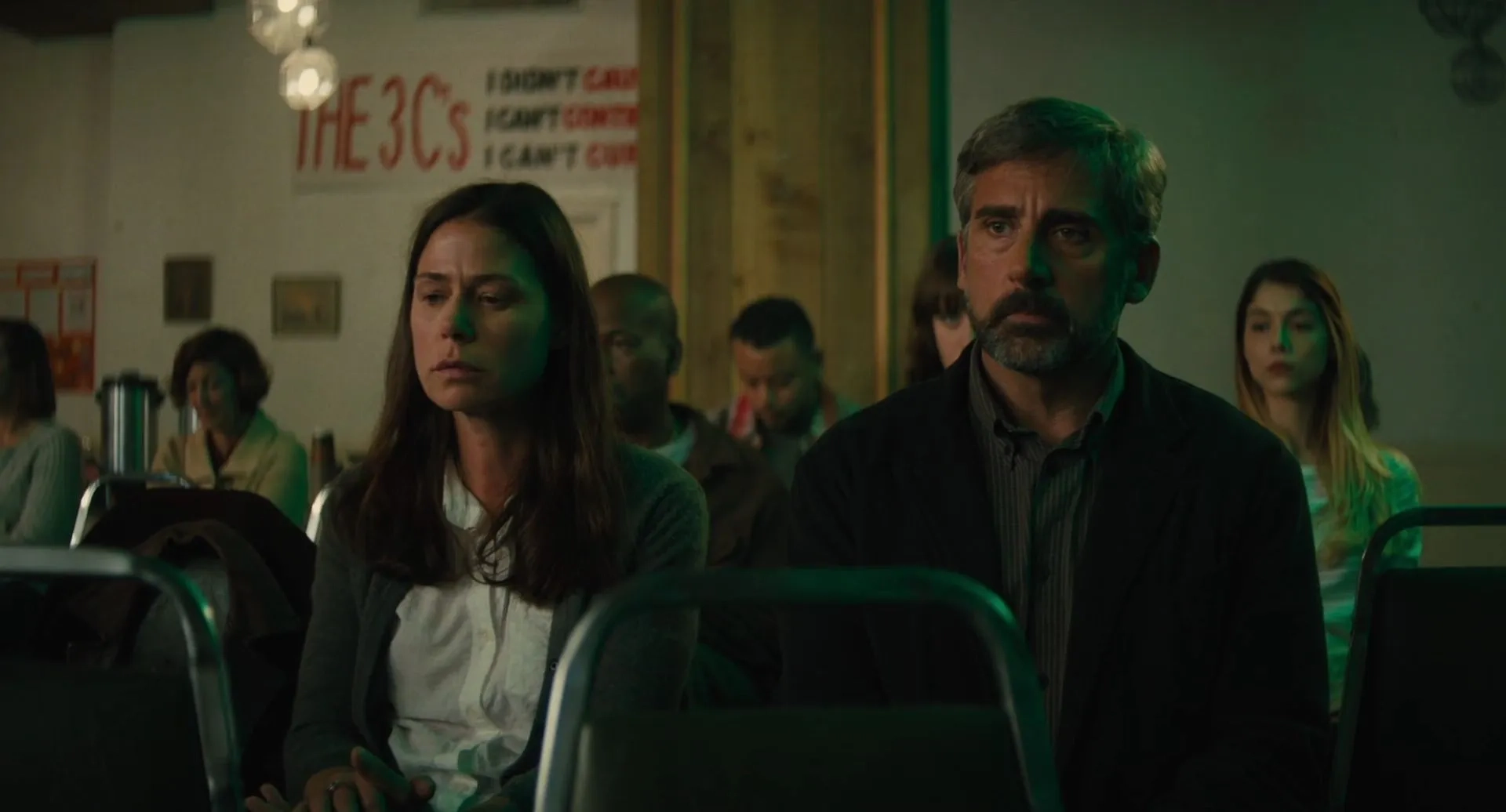 Maura Tierney and Steve Carell in Beautiful Boy (2018)