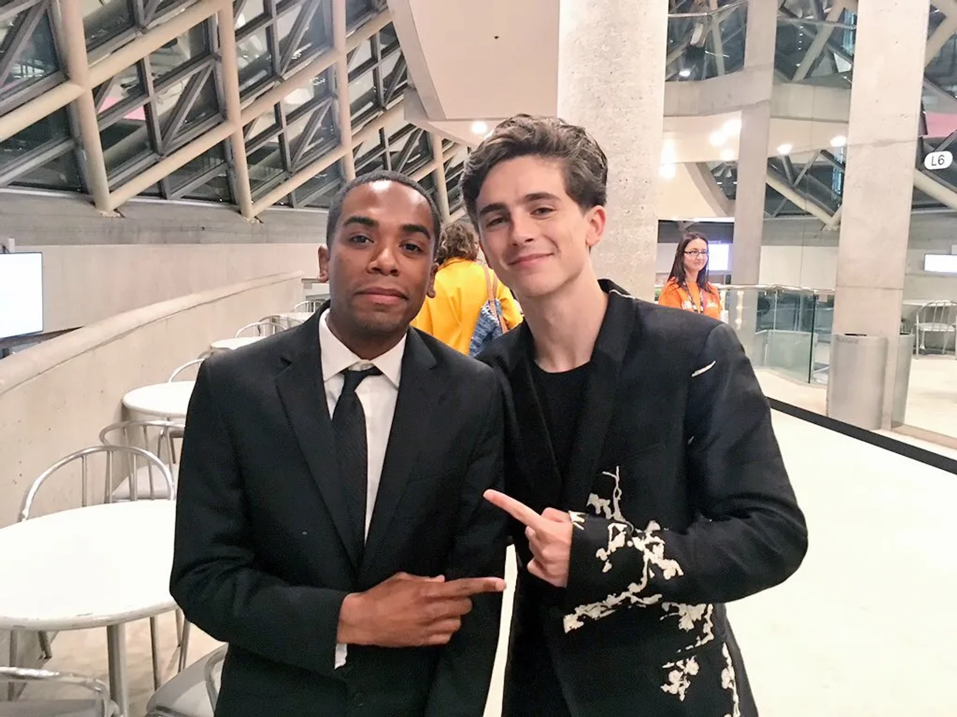 Timothée Chalamet and Ricky Low at an event for Beautiful Boy (2018)