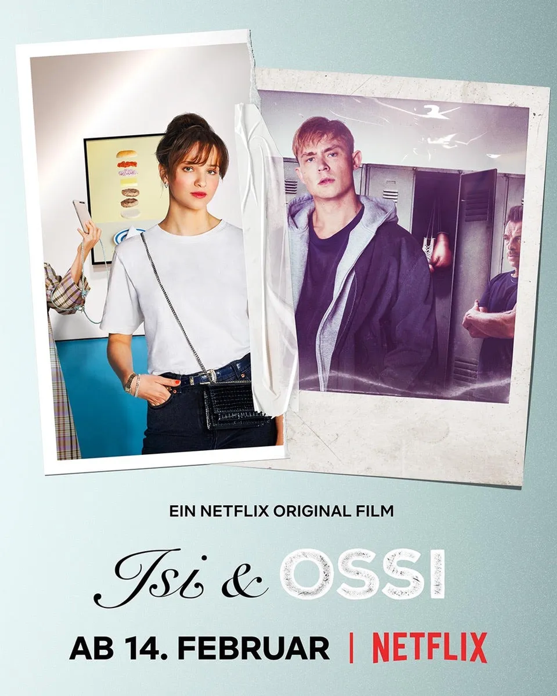 Dennis Mojen and Lisa Vicari in Isi & Ossi (2020)