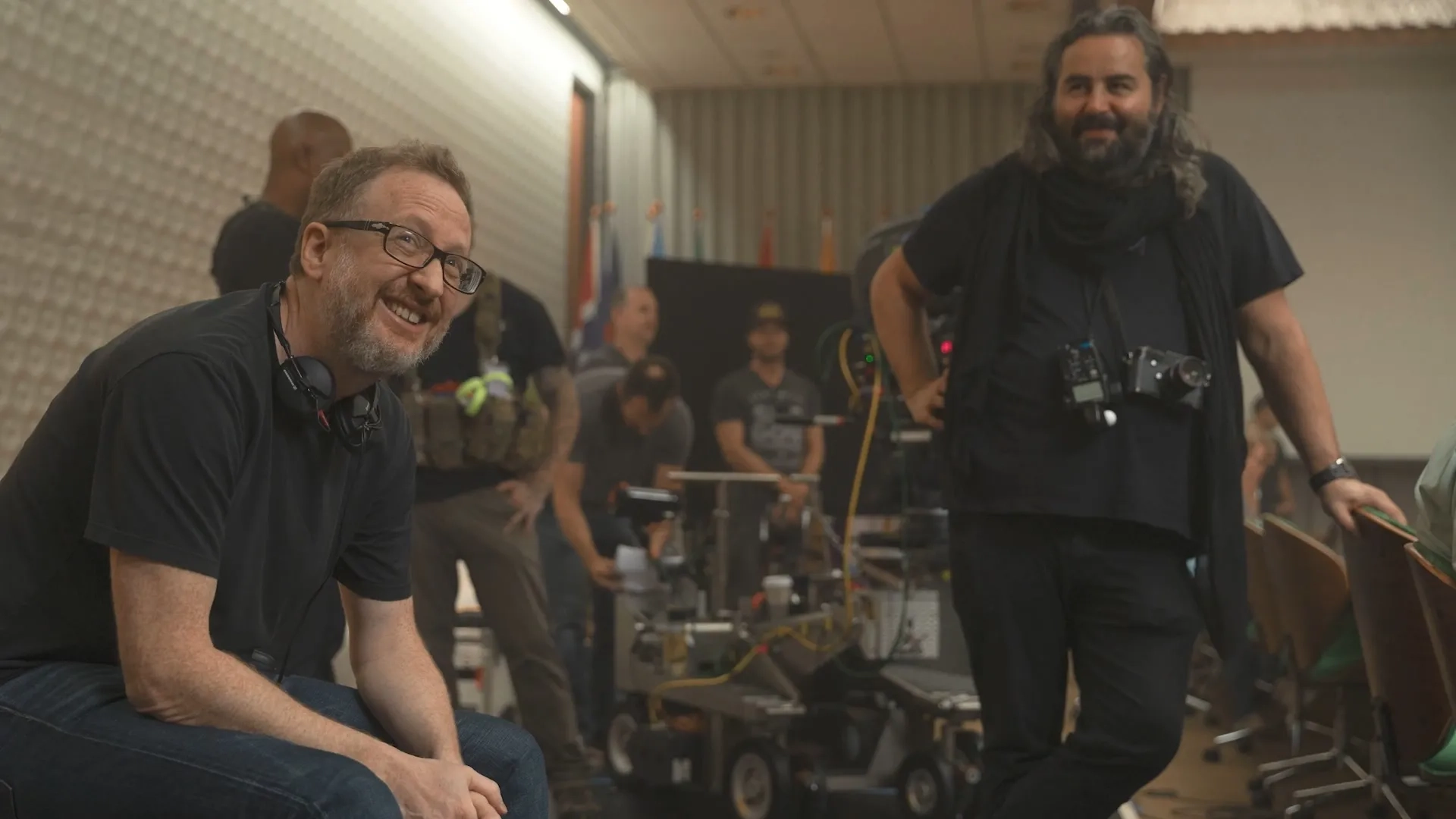 James Gray and Hoyte Van Hoytema in Ad Astra (2019)