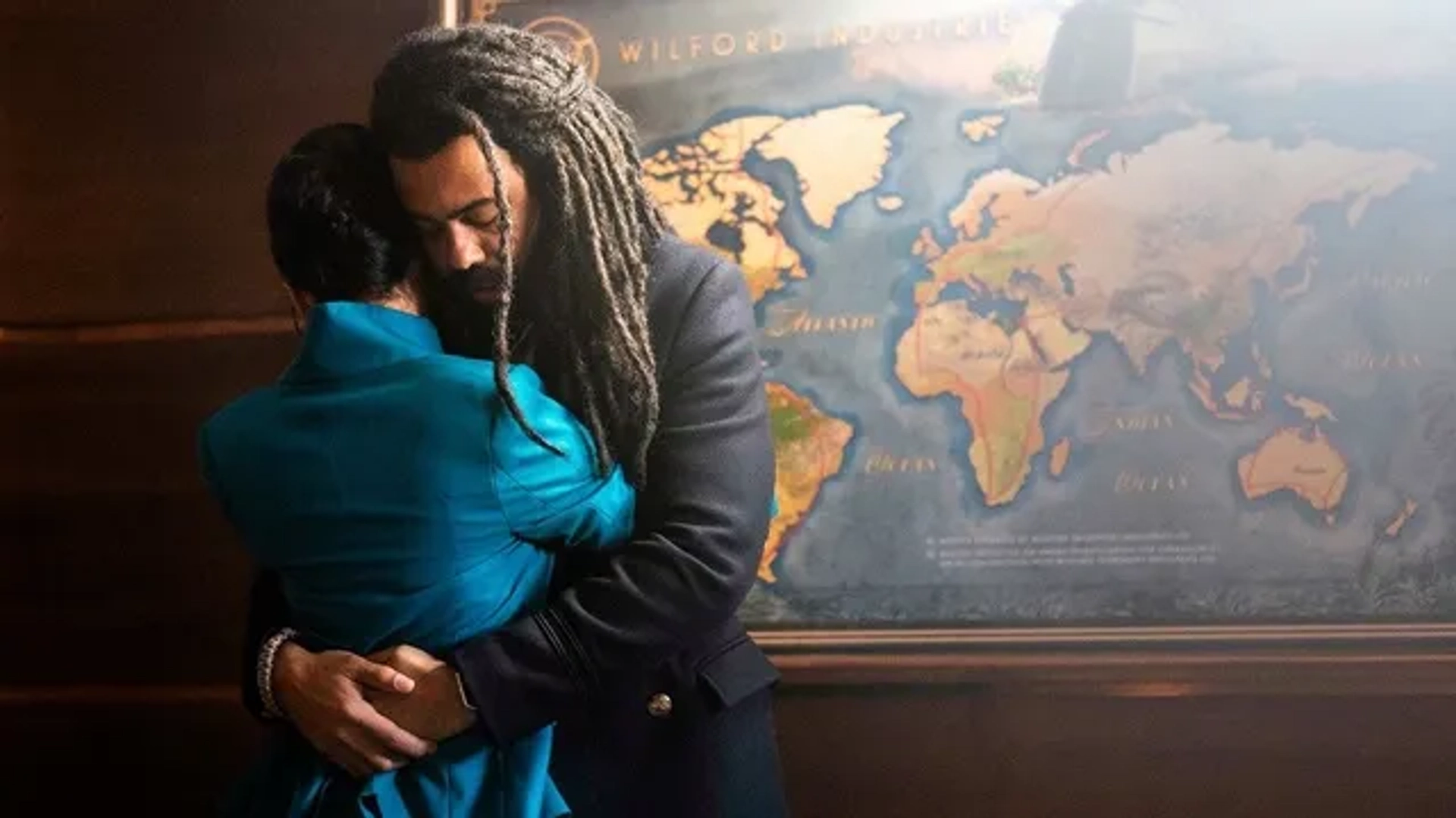 Sheila Vand and Daveed Diggs in Snowpiercer: The Eternal Engineer (2021)