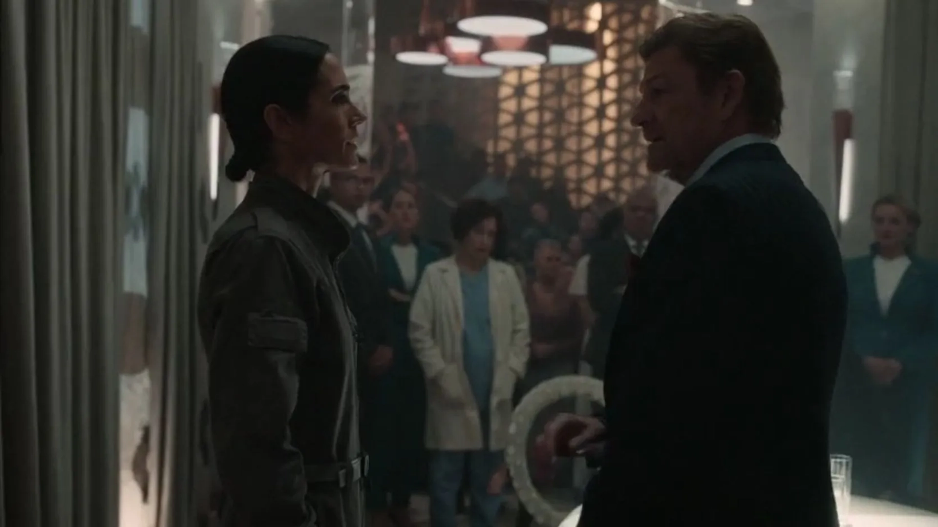 Jennifer Connelly and Sean Bean in Snowpiercer: Smoulder to Life (2021)