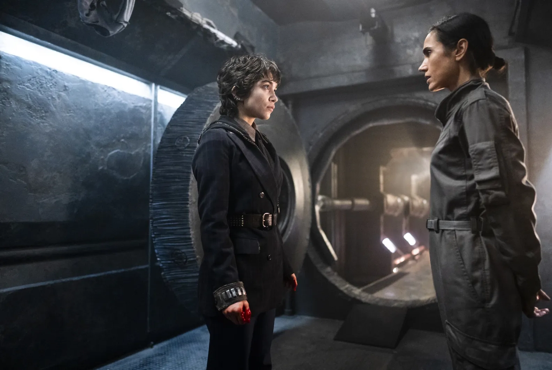 Jennifer Connelly and Rowan Blanchard in Snowpiercer: Smoulder to Life (2021)