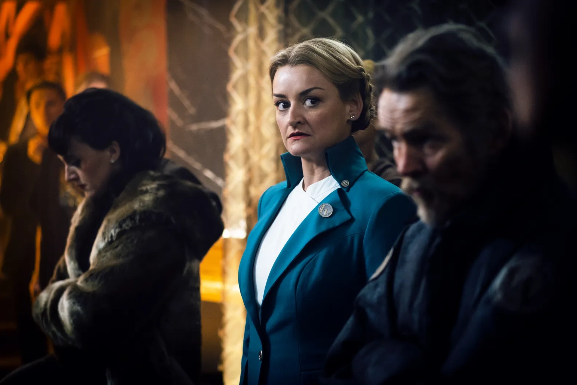 Alison Wright and Lena Hall in Snowpiercer: The Time of Two Engines (2021)