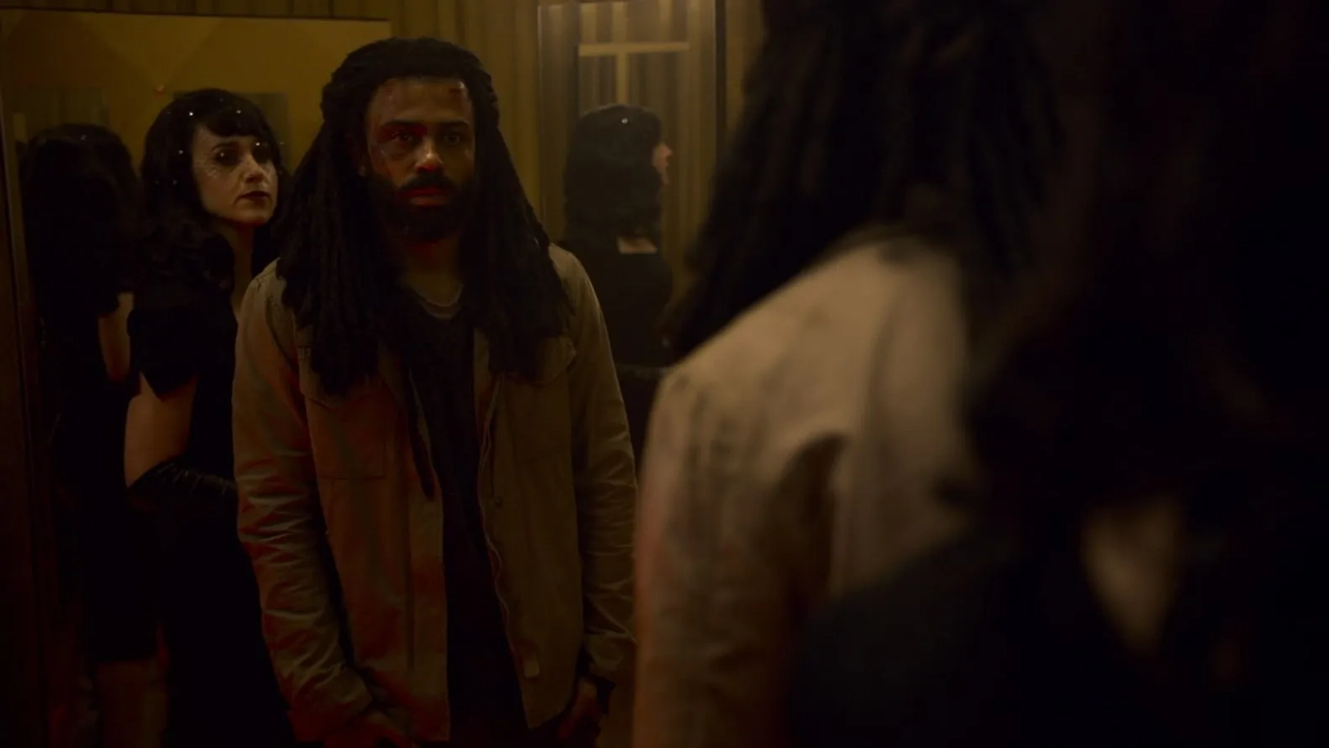 Lena Hall and Daveed Diggs in Snowpiercer (2020)