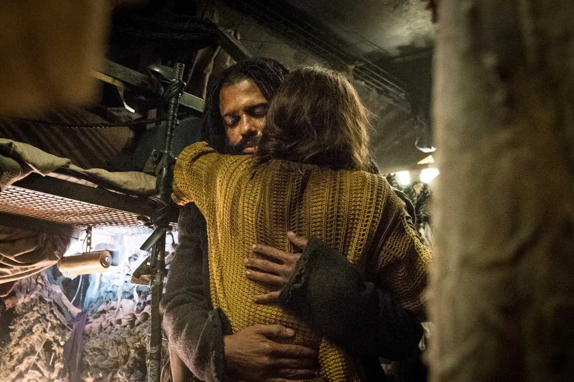 Katie McGuinness and Daveed Diggs in Snowpiercer (2020)