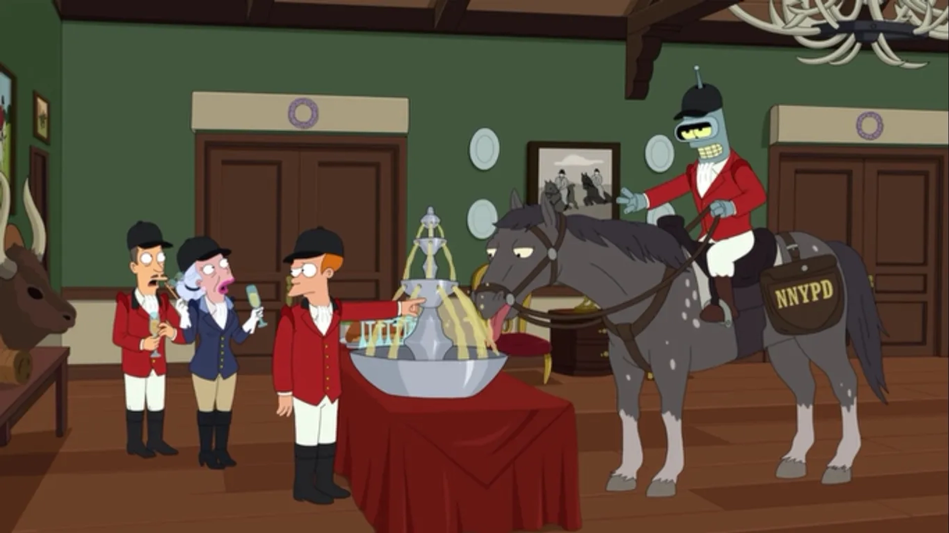 John DiMaggio, Tress MacNeille, and Billy West in Futurama (1999)