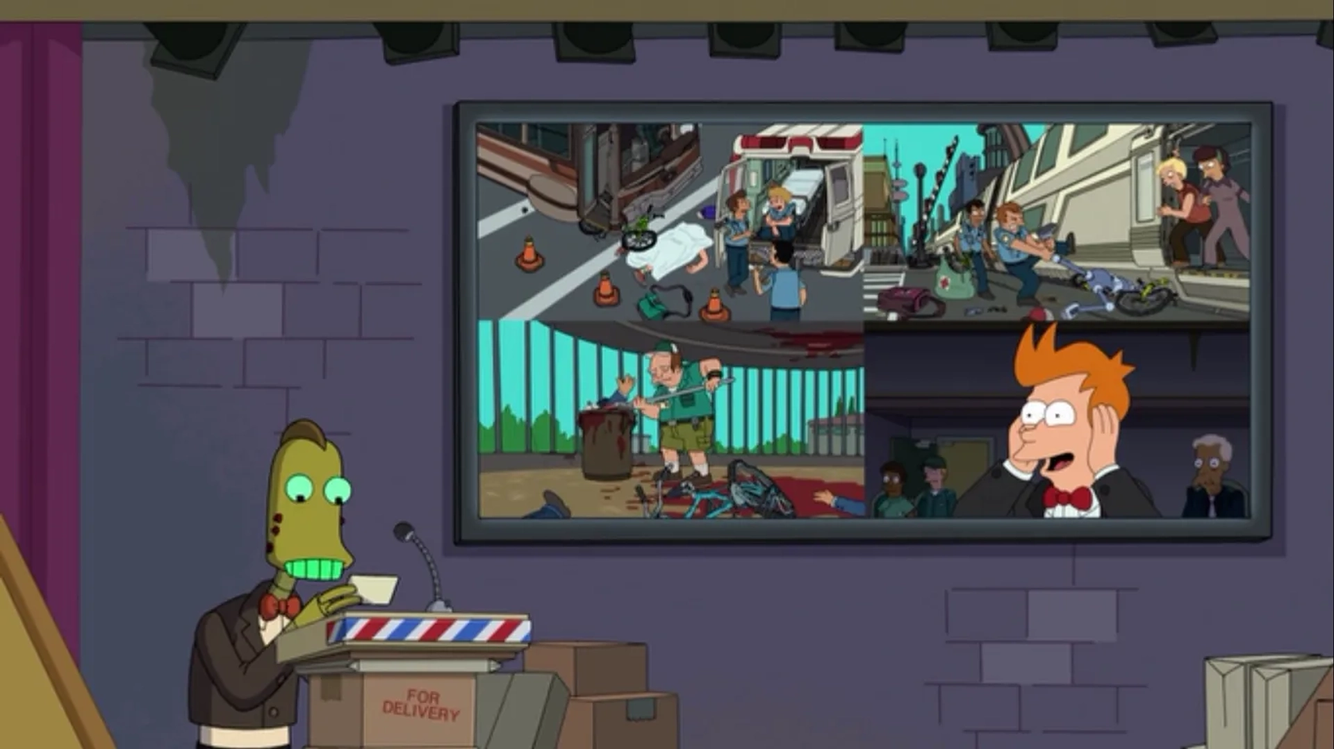 Tress MacNeille and Billy West in Futurama (1999)