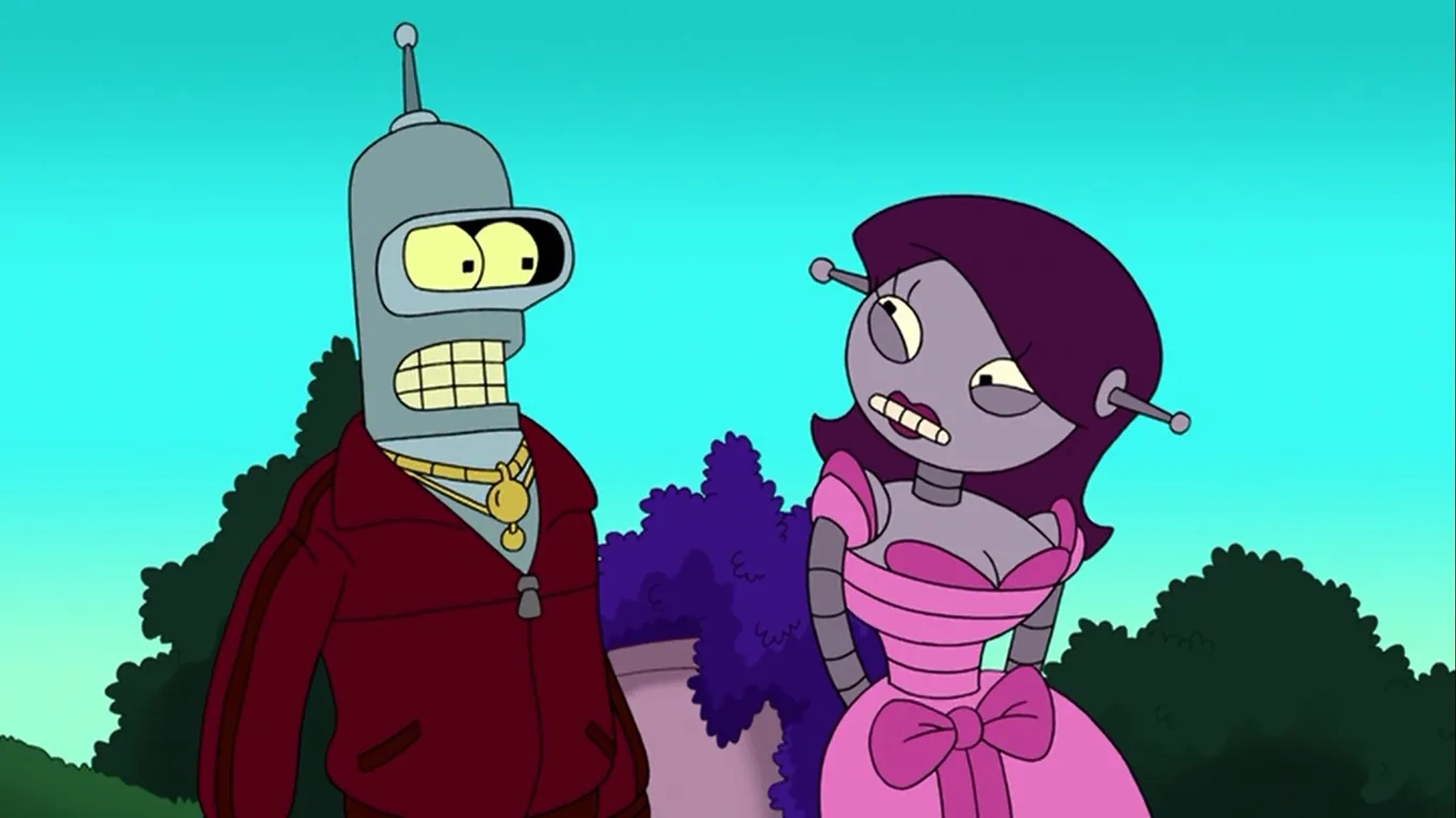 John DiMaggio and Tress MacNeille in Futurama (1999)