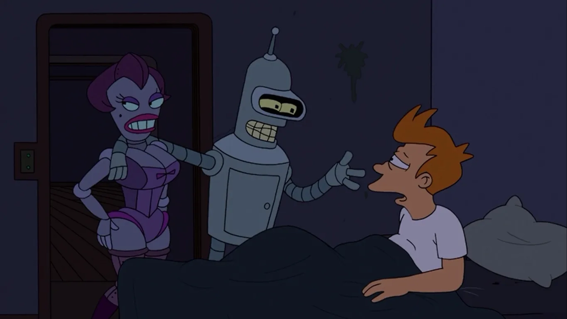 John DiMaggio, Tress MacNeille, and Billy West in Futurama (1999)
