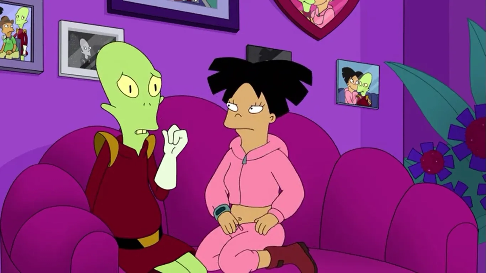 Maurice LaMarche and Lauren Tom in Futurama (1999)