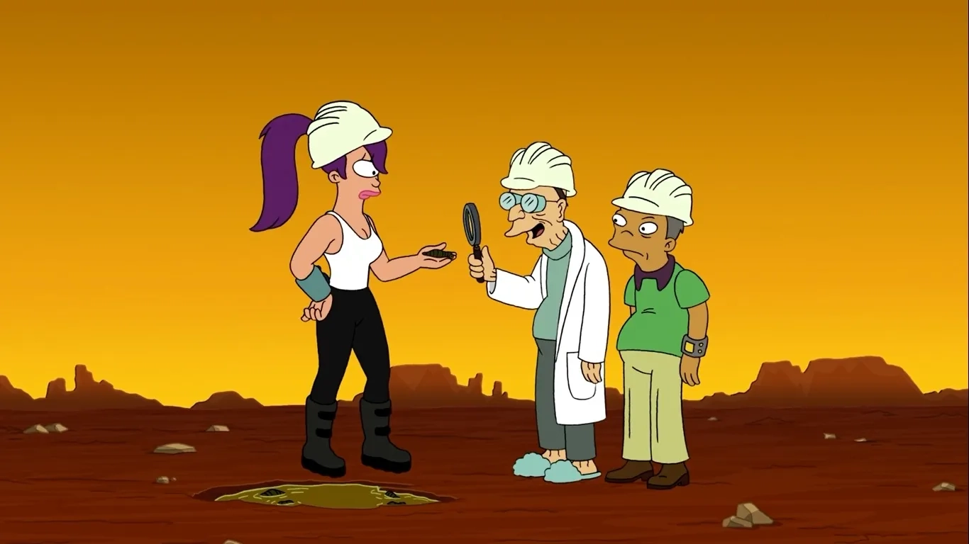 Katey Sagal and Billy West in Futurama (1999)