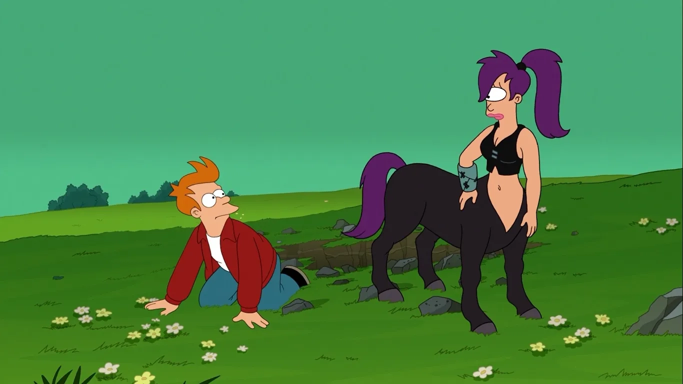 Katey Sagal and Billy West in Futurama (1999)