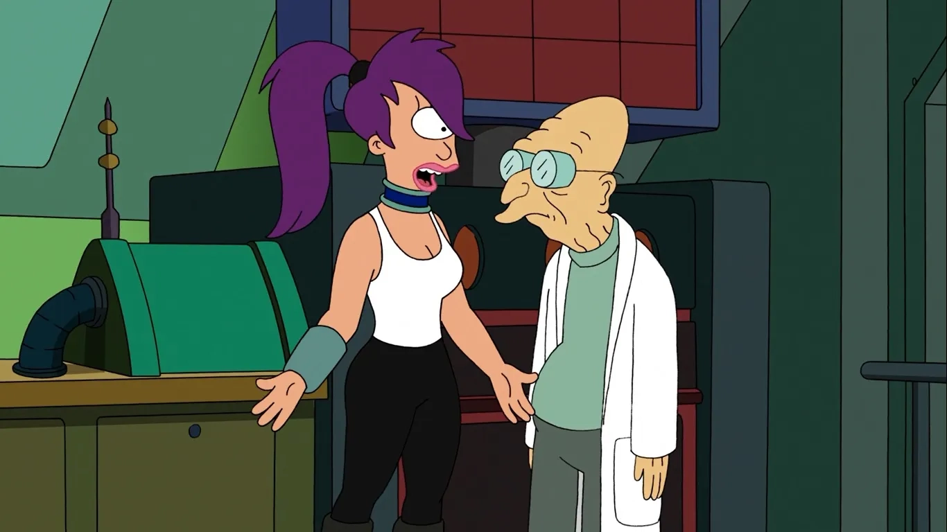 Katey Sagal and Billy West in Futurama (1999)