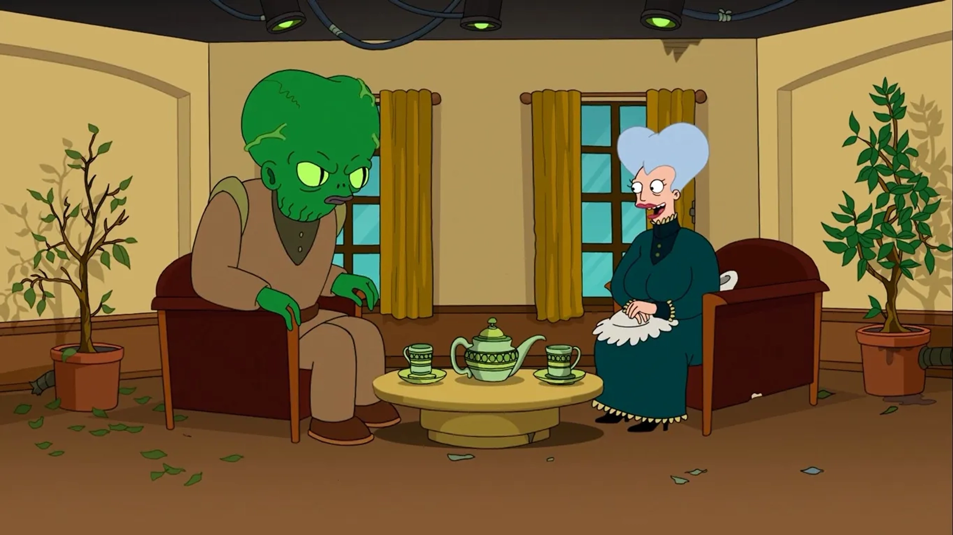 Maurice LaMarche and Tress MacNeille in Futurama (1999)