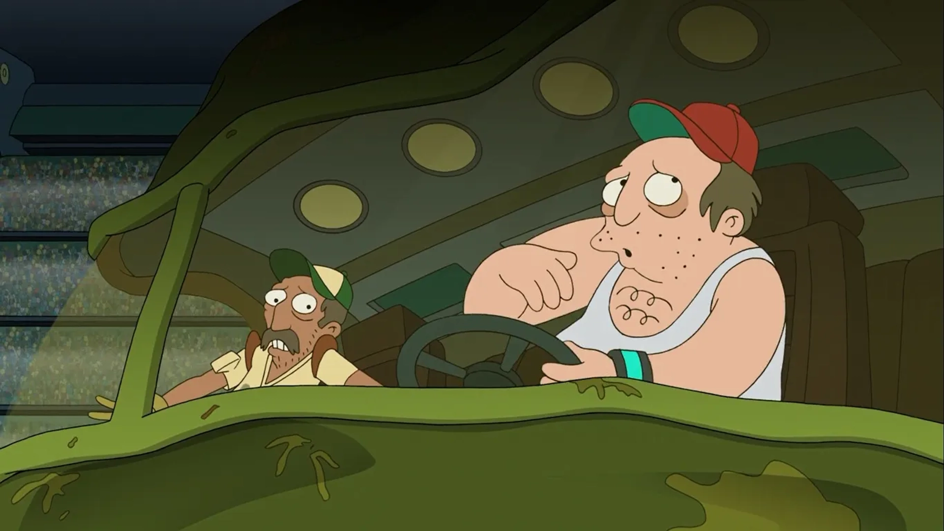 John DiMaggio and David Herman in Futurama (1999)