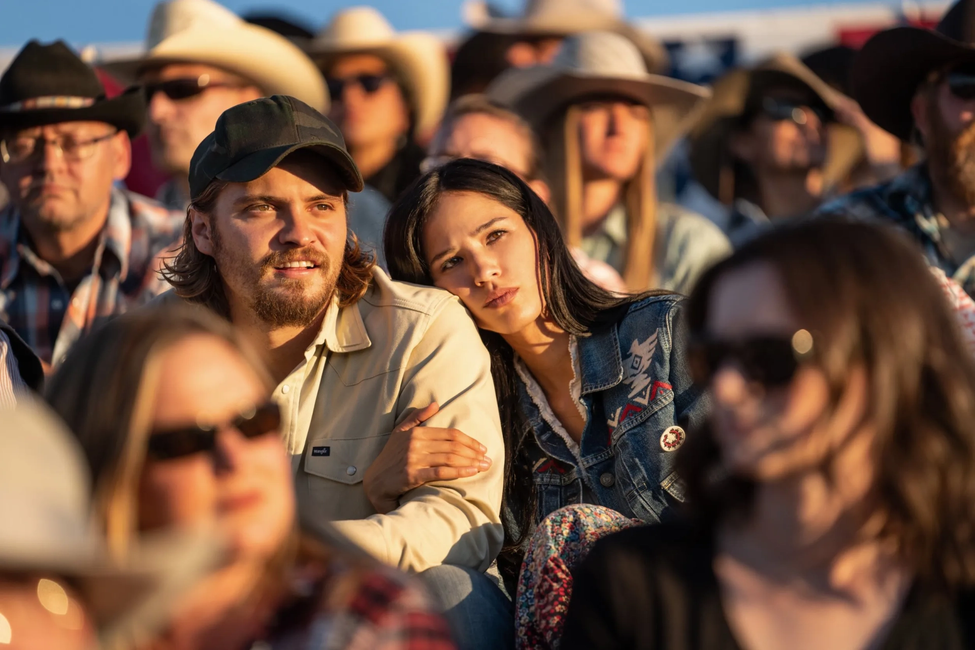 Kelsey Asbille and Luke Grimes in Yellowstone: An Acceptable Surrender (2020)