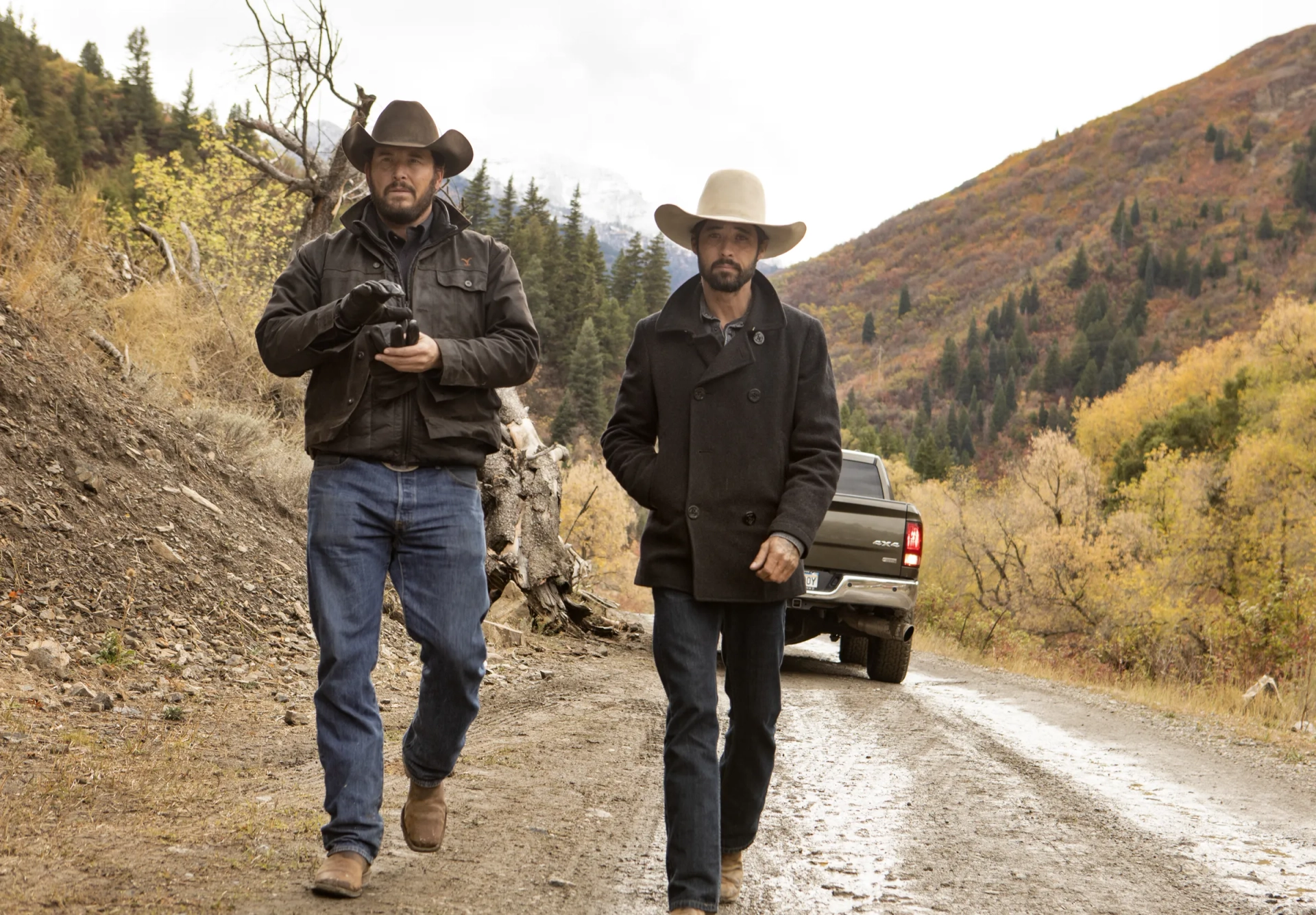 Cole Hauser and Ryan Bingham in Yellowstone (2018)