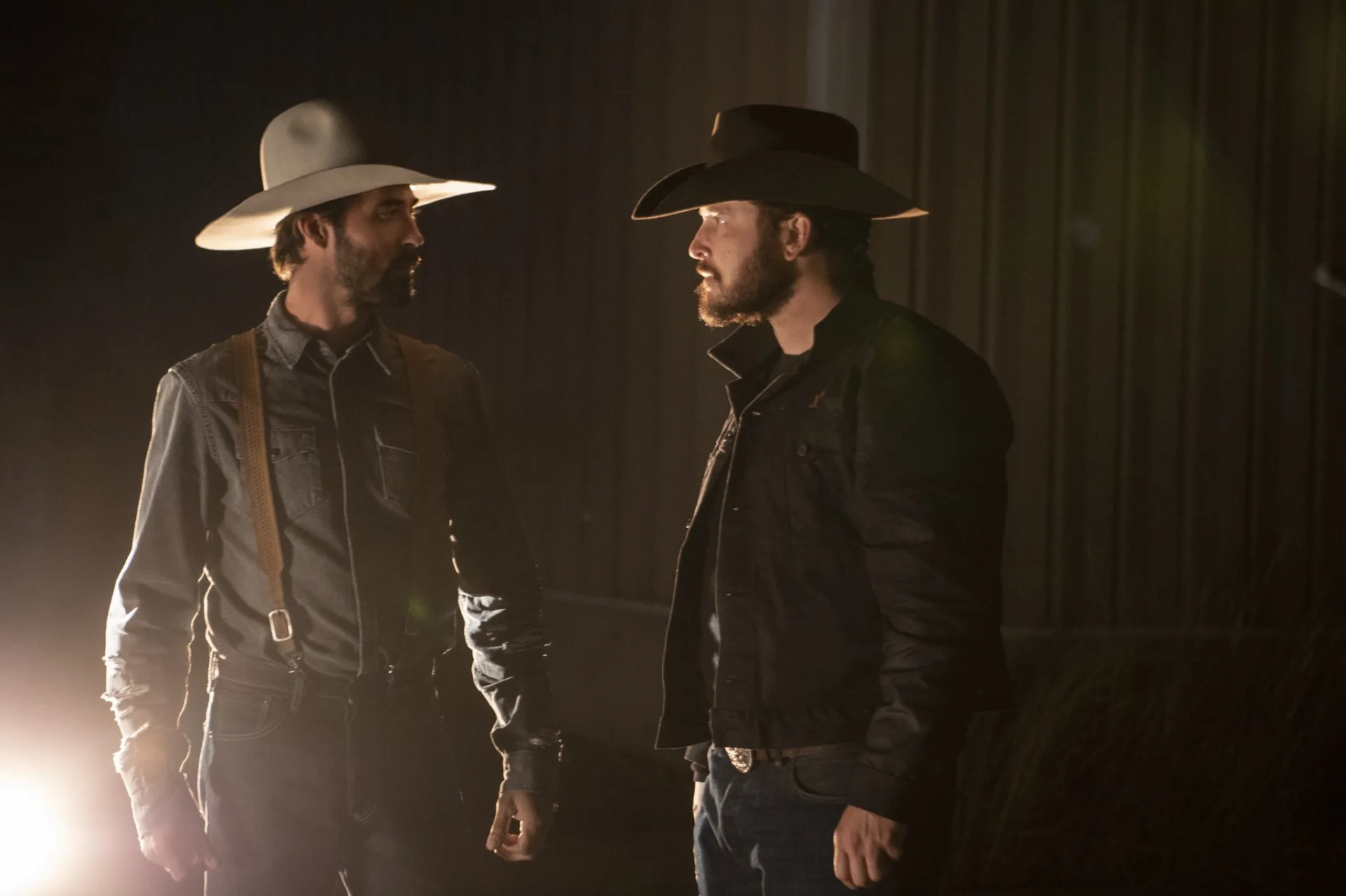 Cole Hauser and Ryan Bingham in Yellowstone (2018)