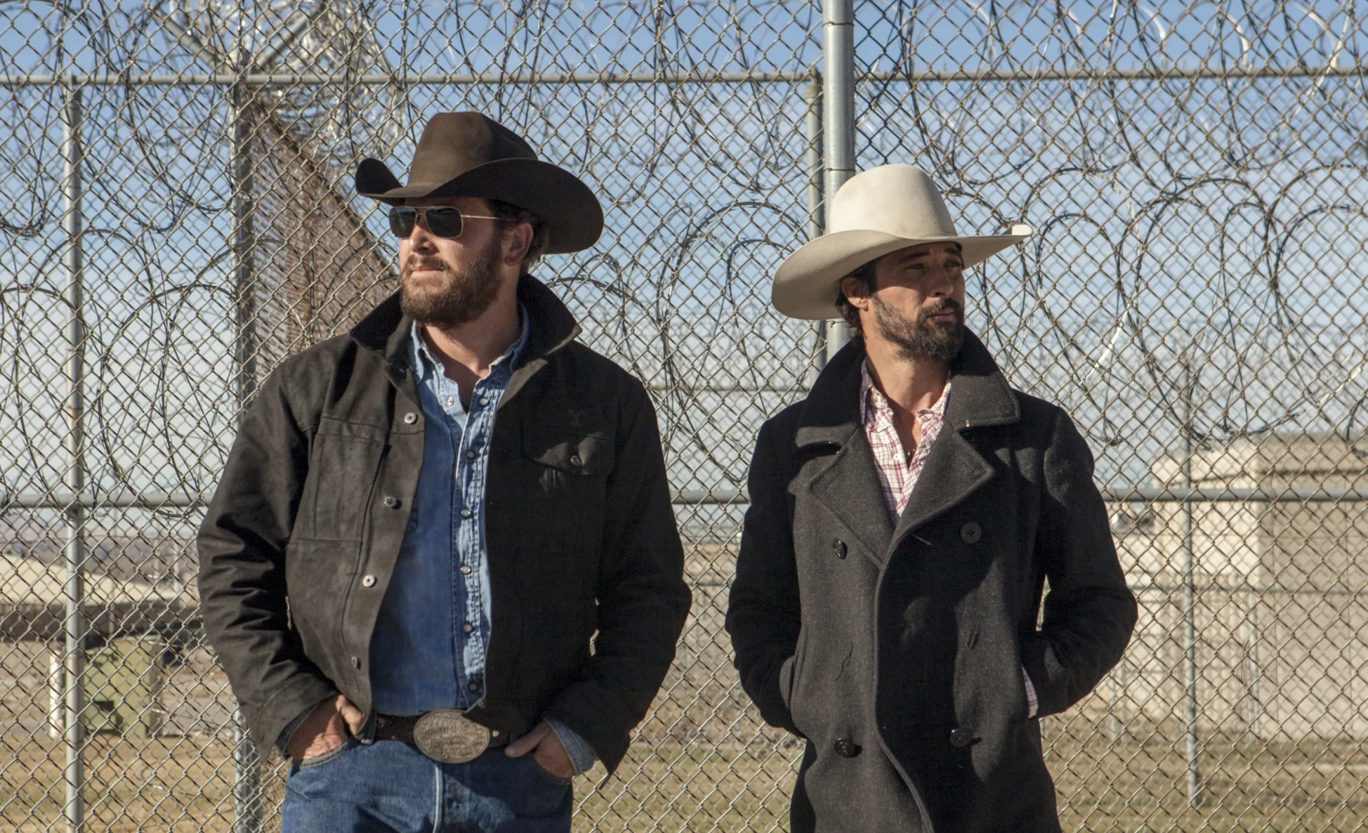 Cole Hauser and Ryan Bingham in Yellowstone (2018)